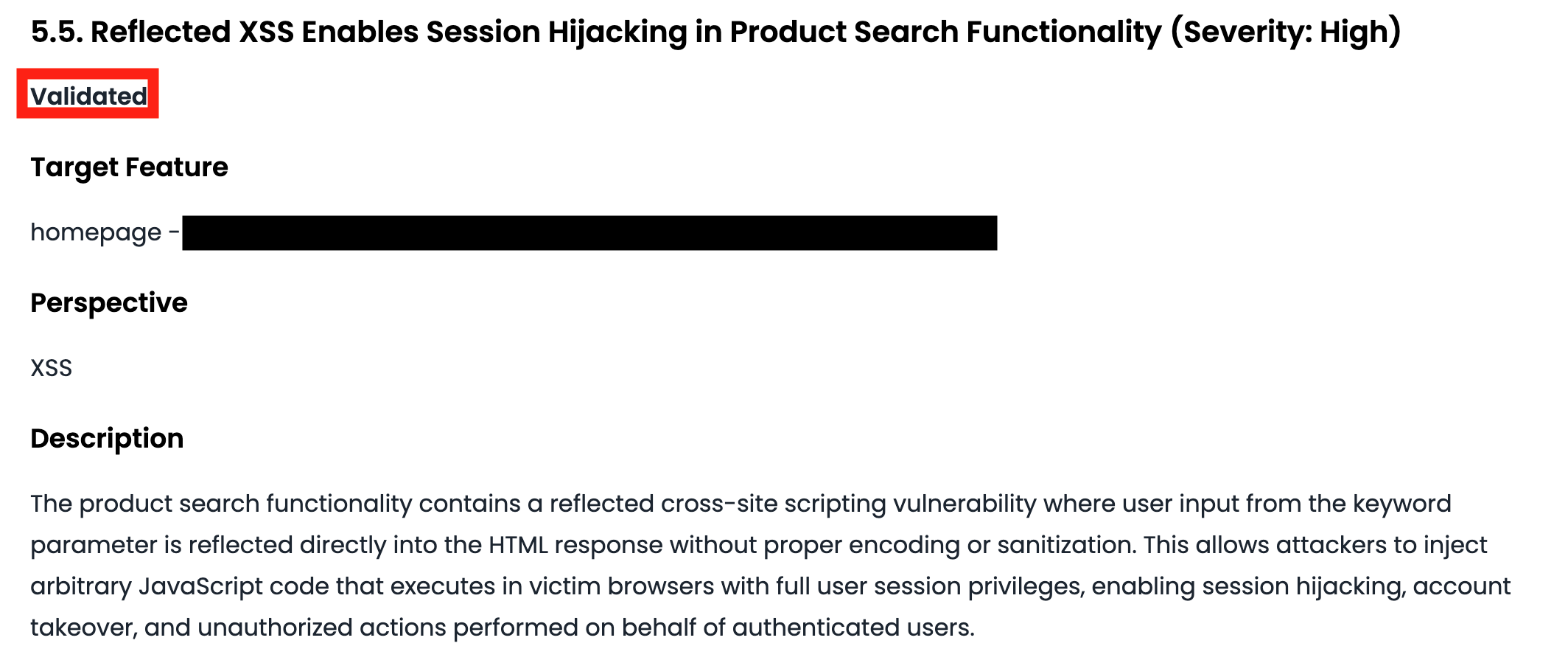 Verification badge in assessment report