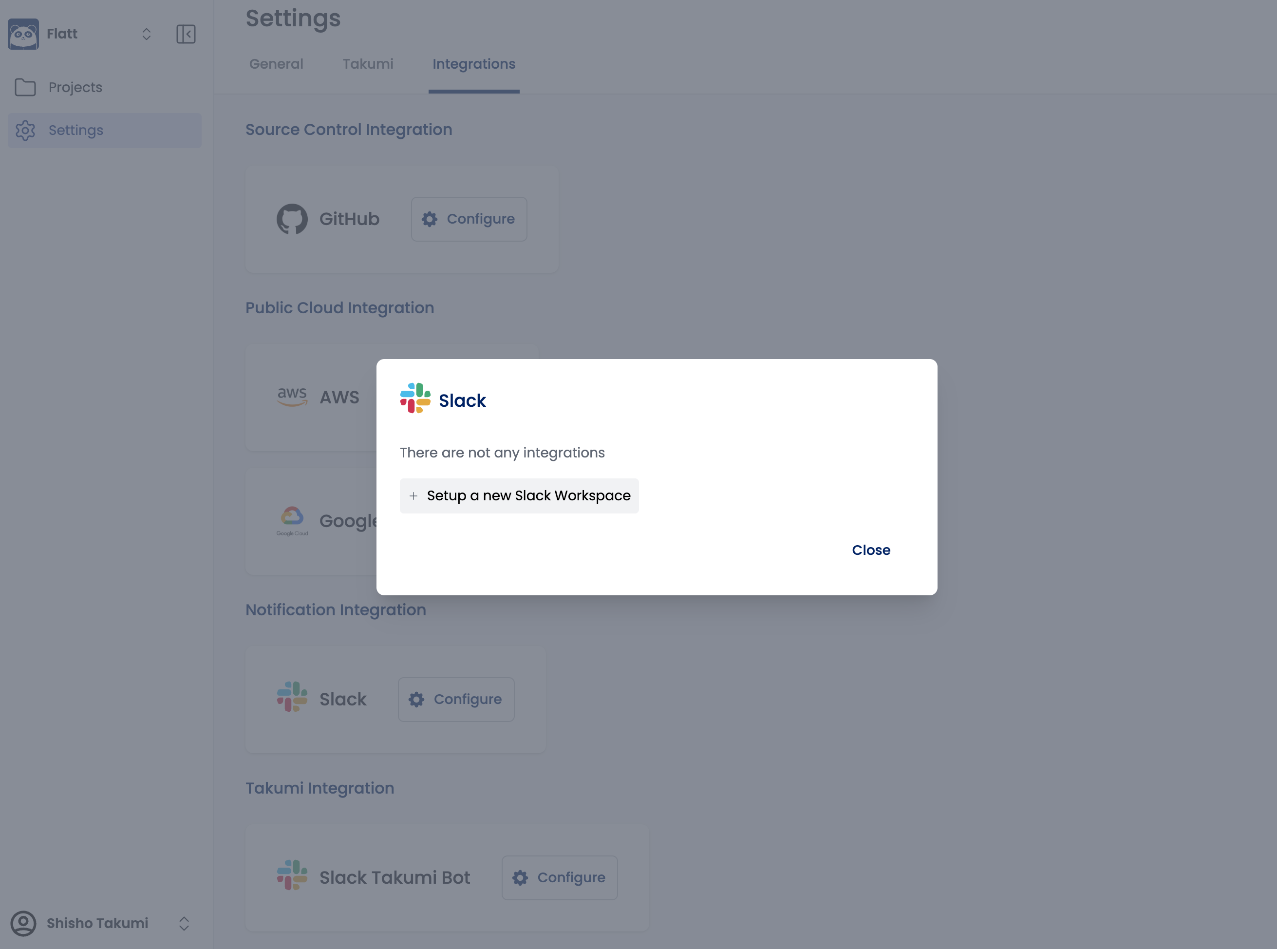 Set up a new slack workspace